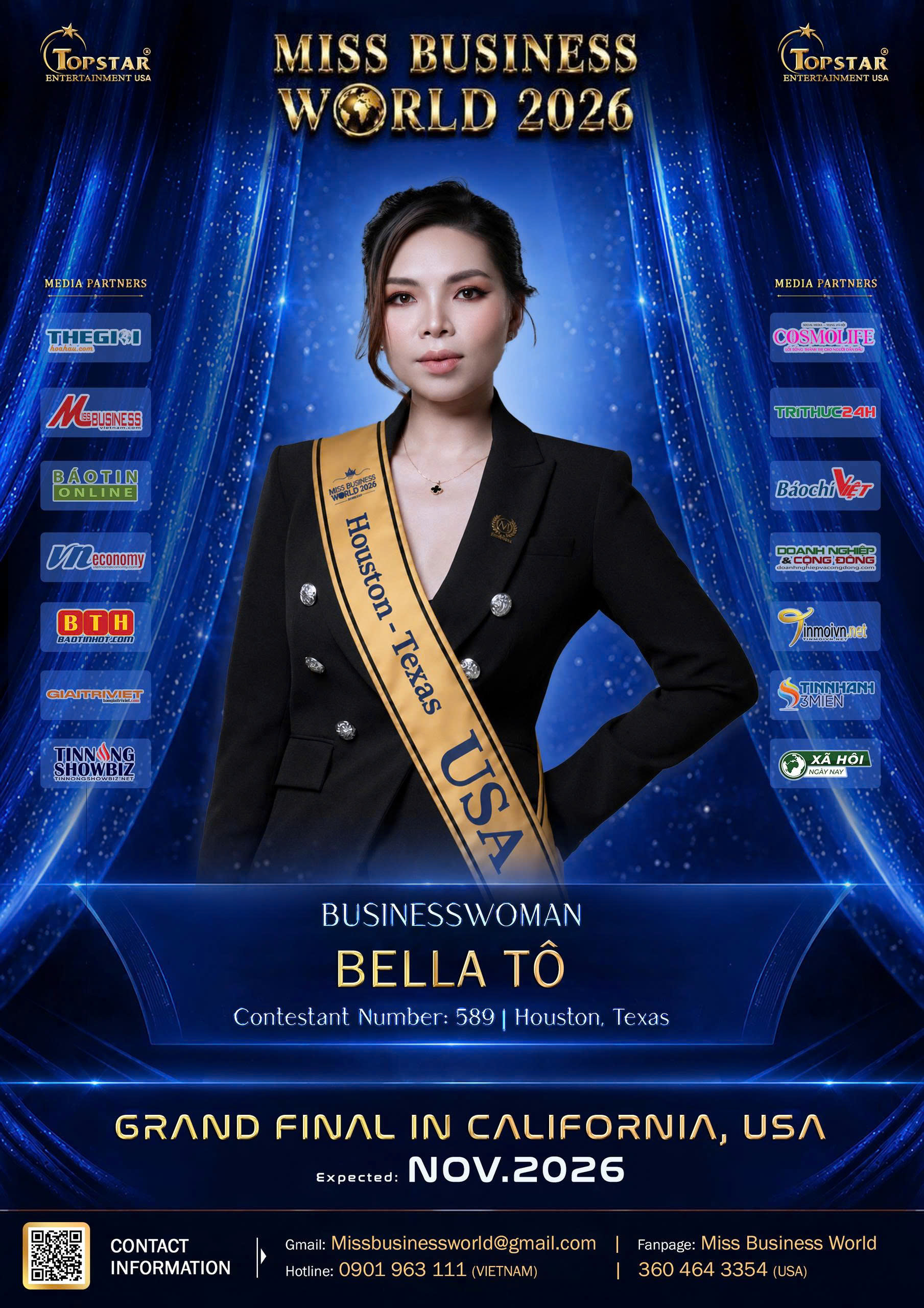 Bella Tô – dấu ấn nữ doanh nhân Việt kiều trong lĩnh vực nail tại Texas